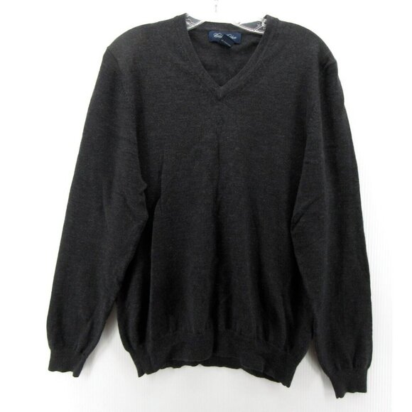 VINTAGE Brooks Brothers Sweater Medium Merino Wool Pullover Preppy - Picture 1 of 9